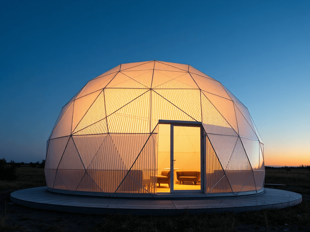 无框架穹顶：创新自支撑隔热圆顶设计解析