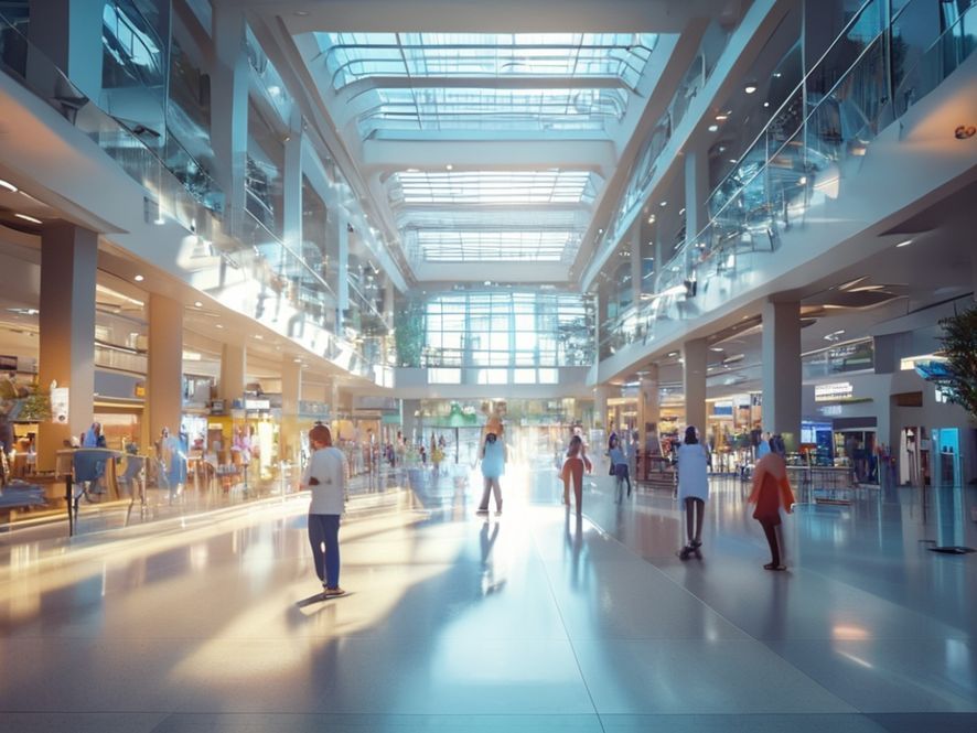 现实场景，人来人往的医院，场景位于大型医院的大堂