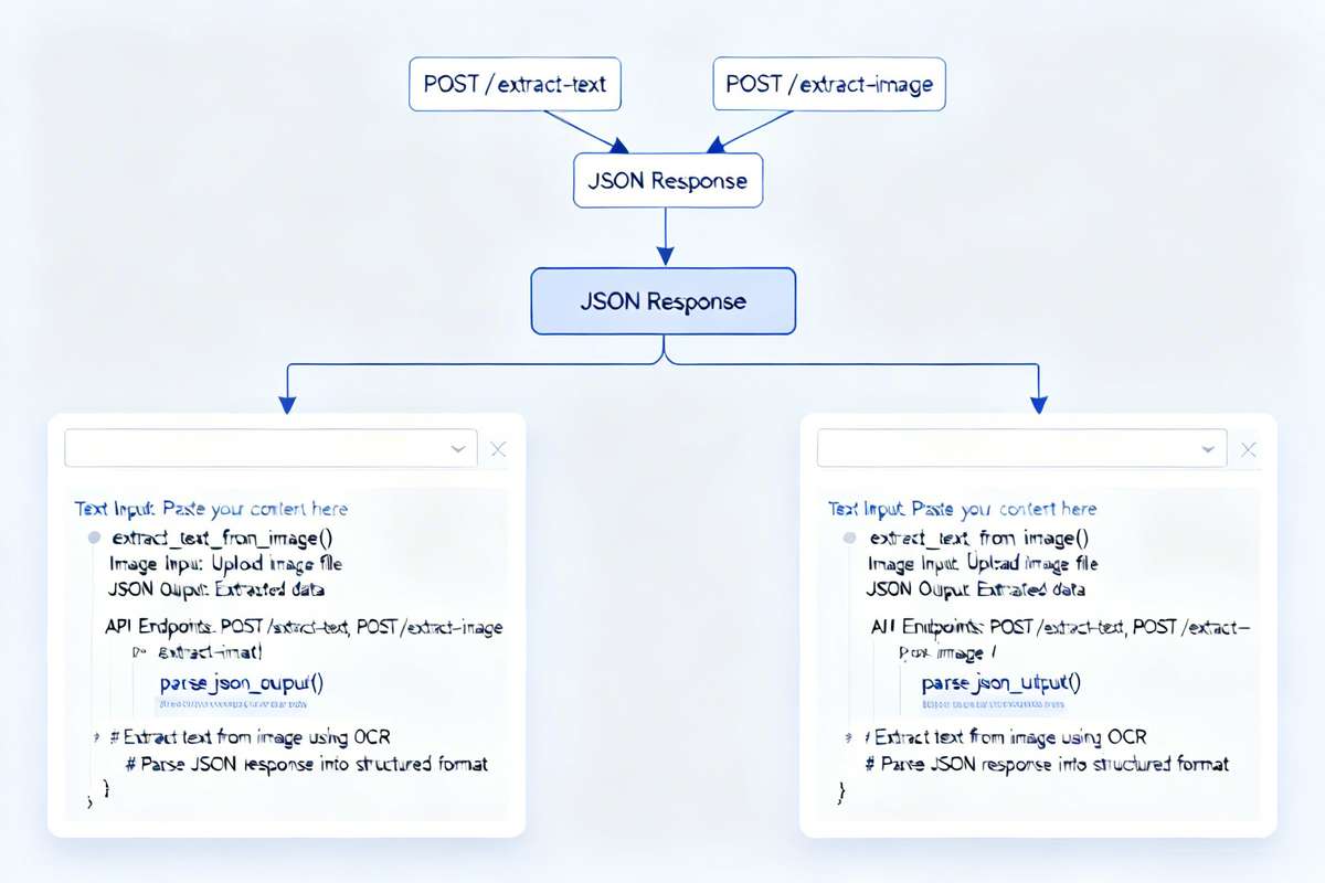 如何用l1m API从文本和图片中提取结构化JSON数据？