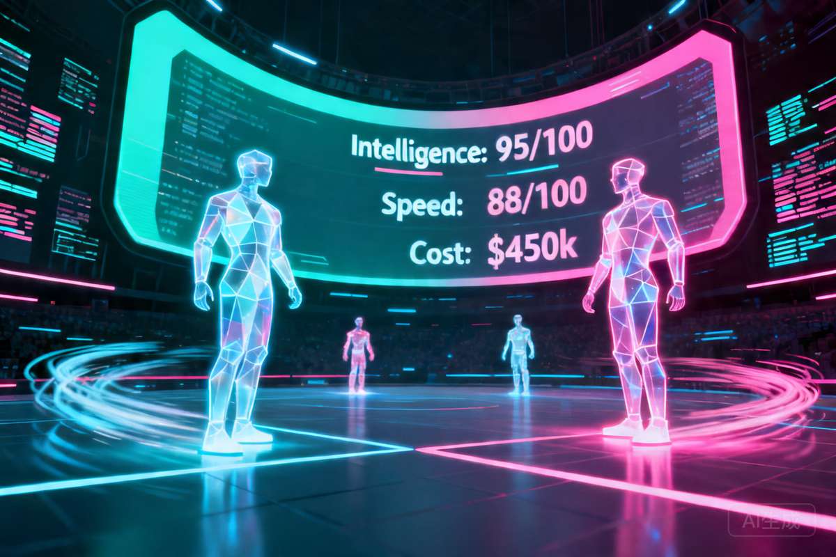 2026年主流AI大模型哪个性能最强？智能、速度、成本全面对比