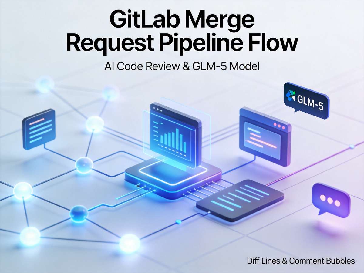 用 GitLab MR Pipeline 接入 GLM-5 自动代码审查：不用自建 Web 服务