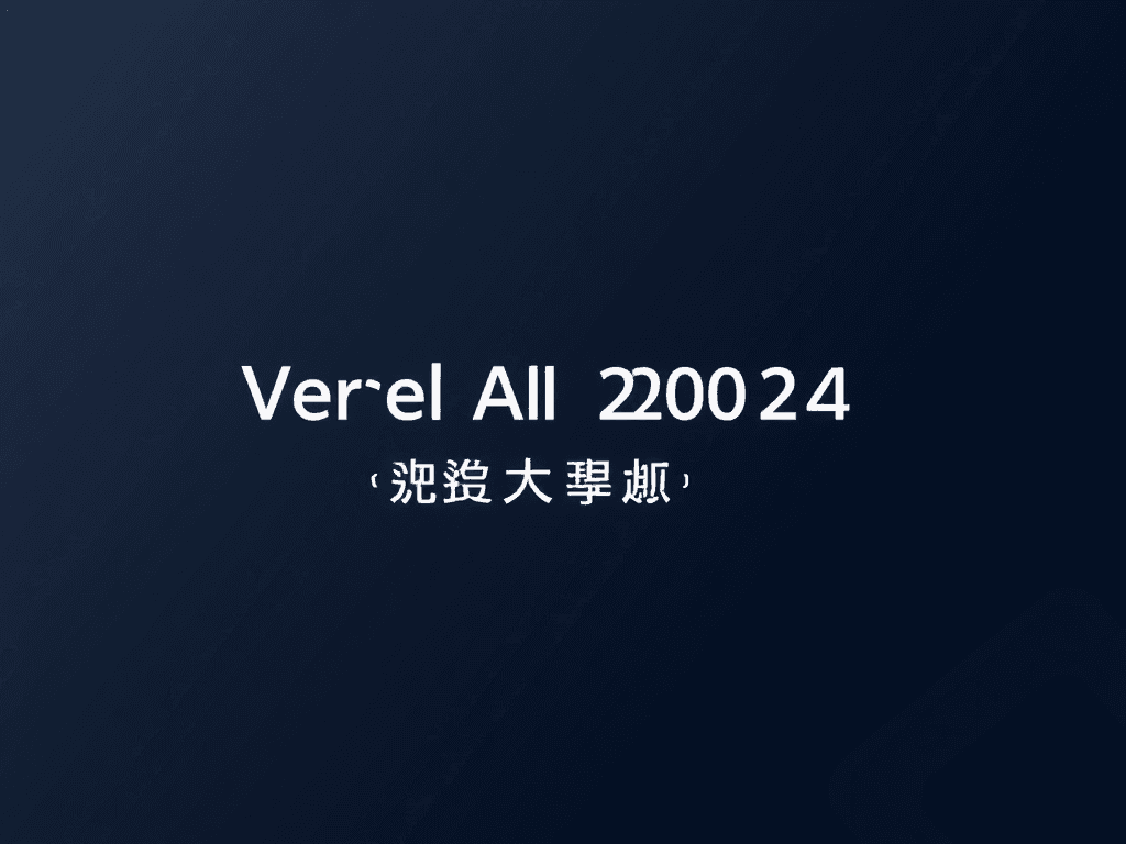 Vercel AI SDK 2024指南：优雅解决AI应用开发核心难题