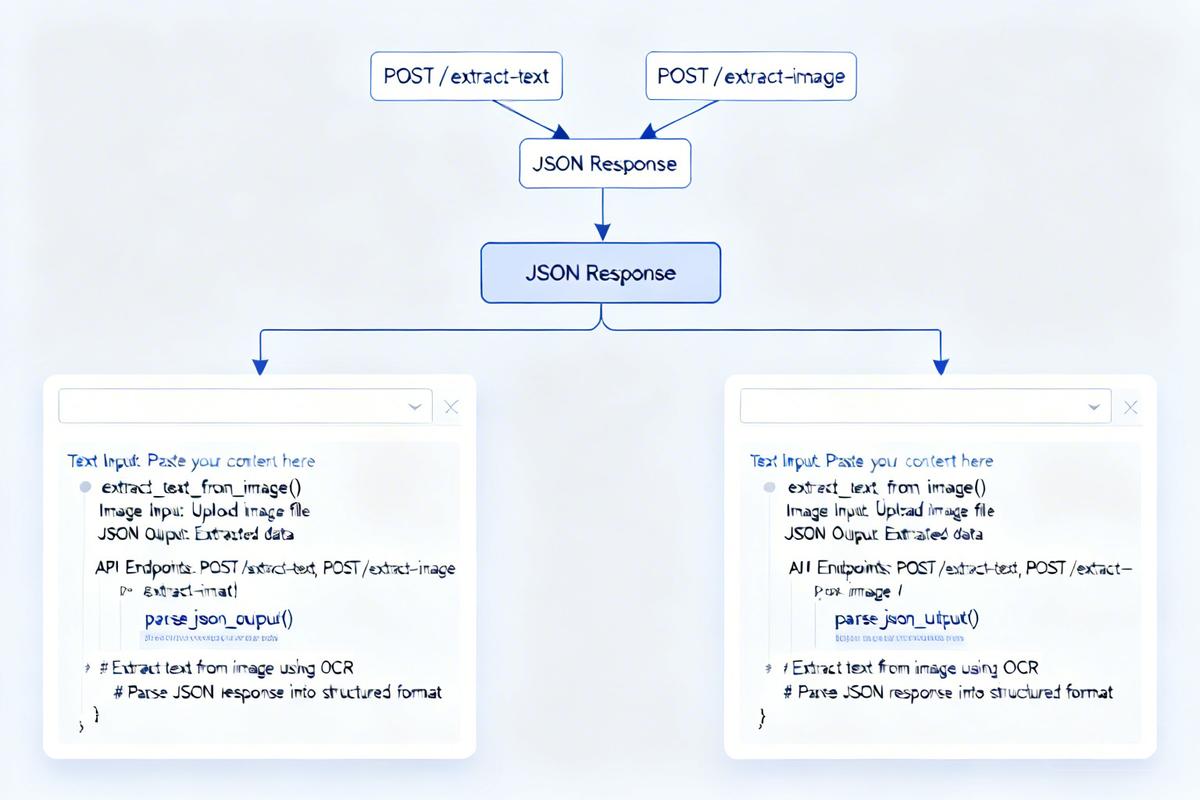 如何用l1m API从文本和图片中提取结构化JSON数据？