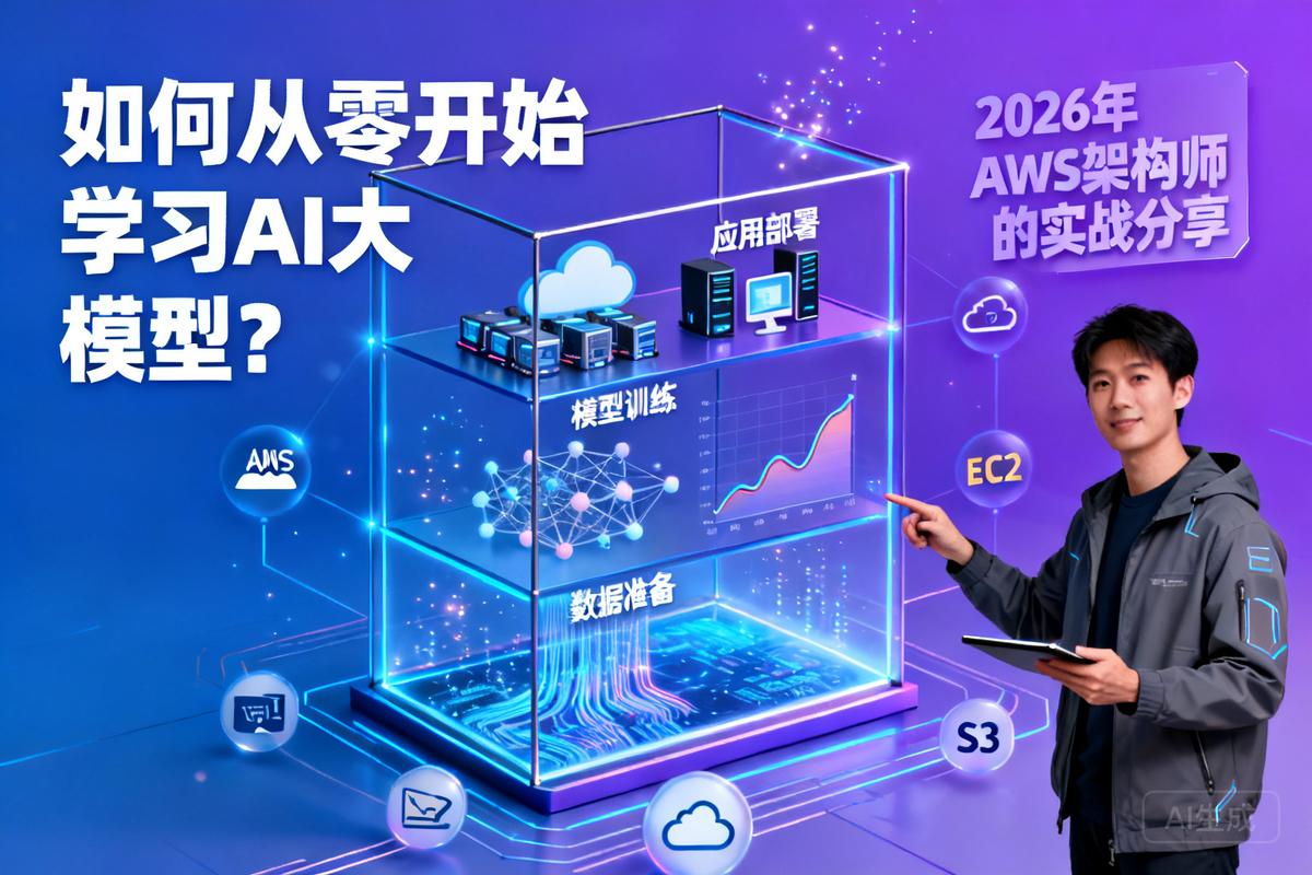 如何从零开始学习AI大模型？2026年AWS架构师的实战分享