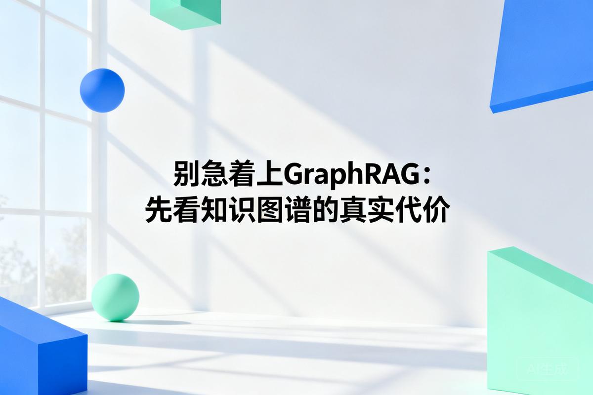 别急着上GraphRAG：先看知识图谱的真实代价