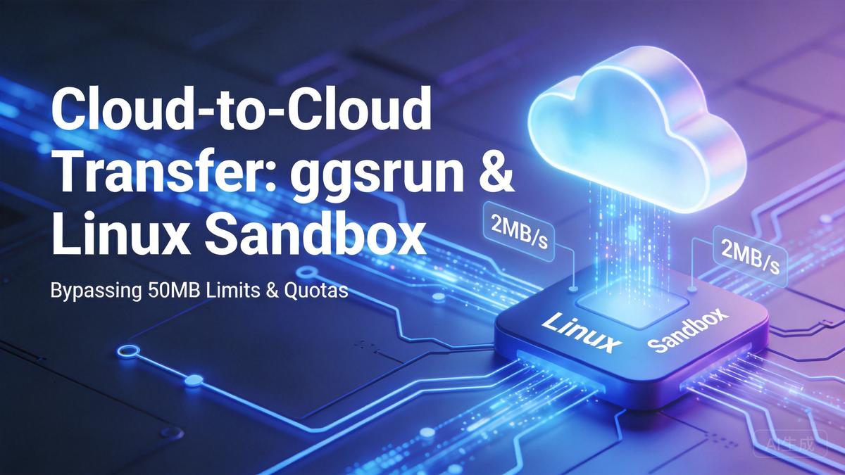 GAS 不够用？把重活扔给 Gemini 沙箱，用 ggsrun 直传绕开 50MB 和配额限制