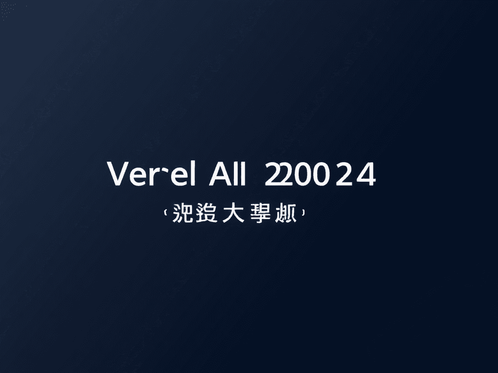 Vercel AI SDK 2024指南:优雅解决AI应用开发核心难题